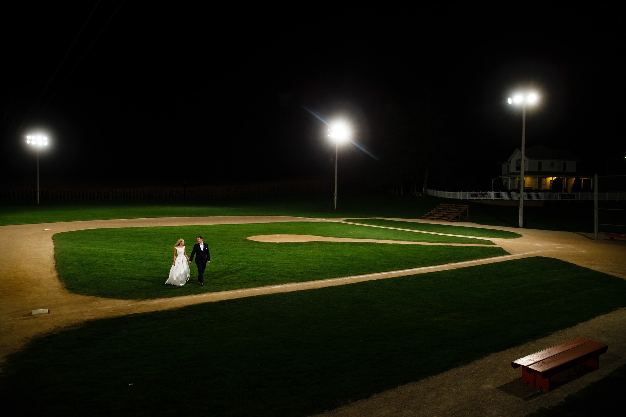 Field of Dreams wedding photos by Justin Edmonds