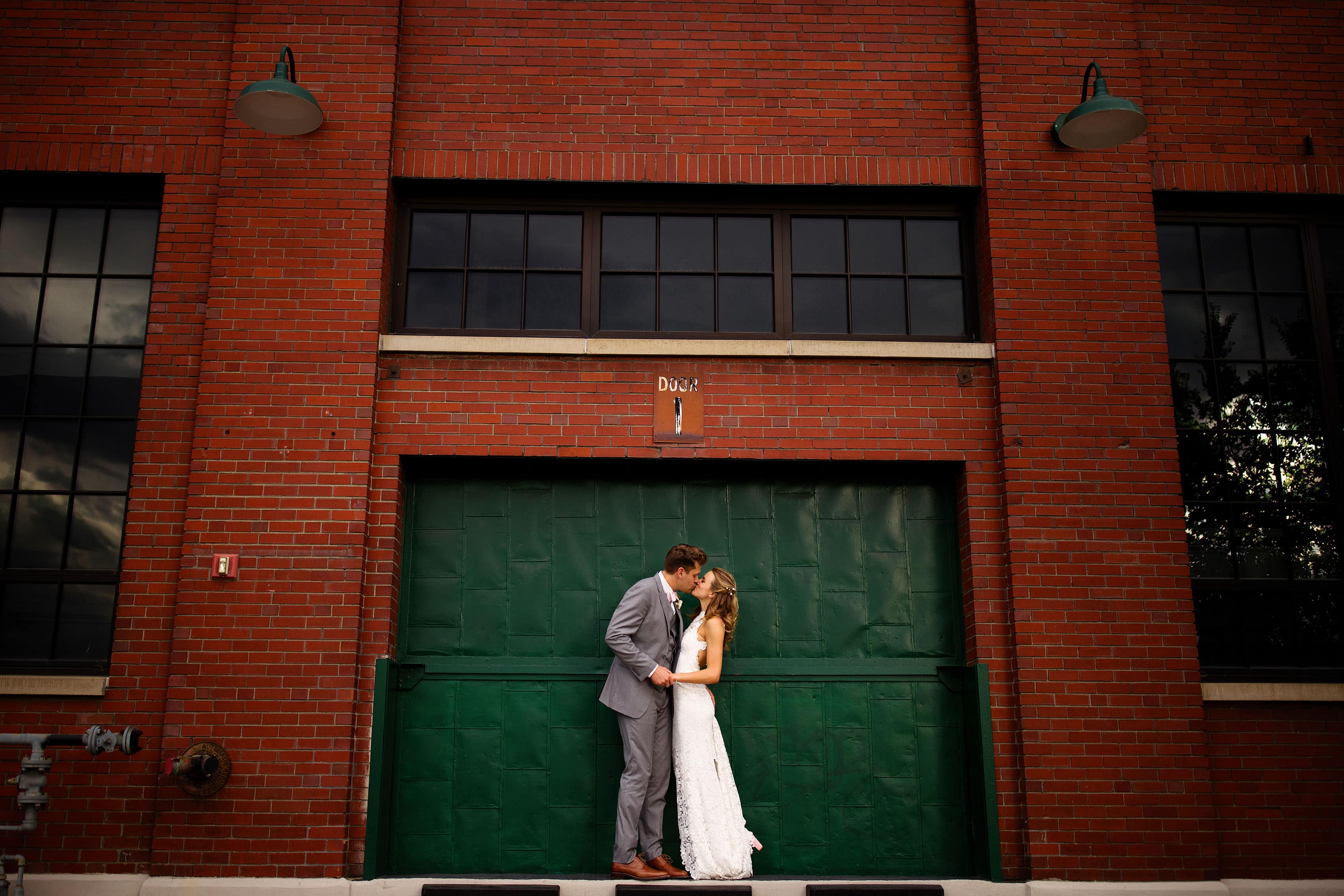 Willy and Kelly share a kiss at the Denver Dry Ice factory