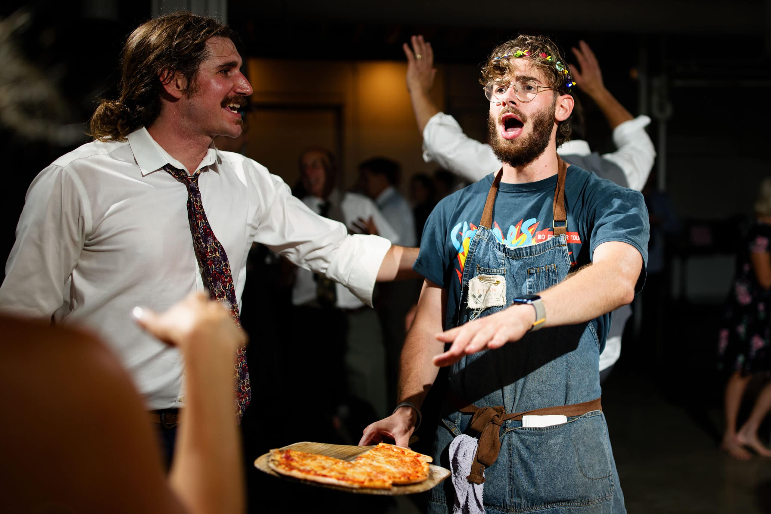 Mountain Crust Pizza delivers a late night snack to the dance floor at Blanc